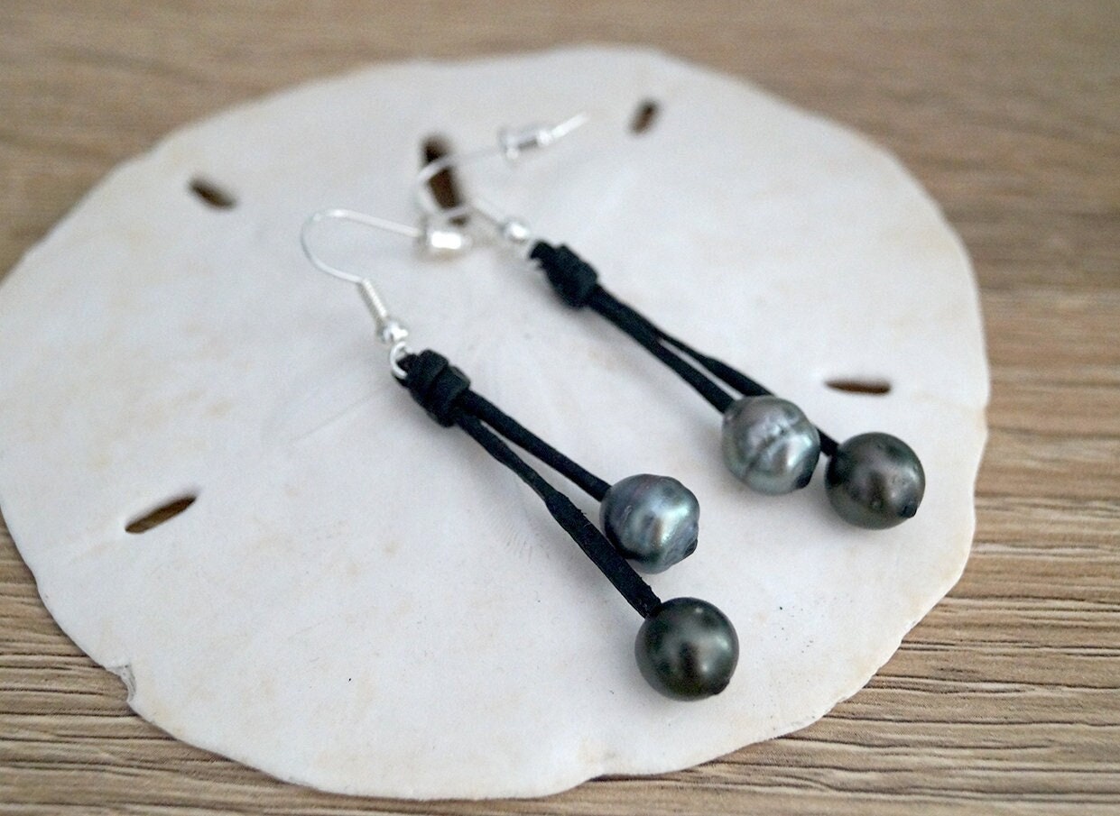 Tahiti Pearl Earrings - Yumi
