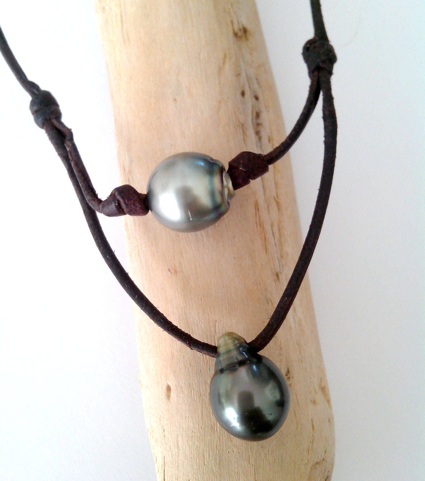 Tahitian Pearl Necklace - Tahitian Pearl Pendant - Manoa