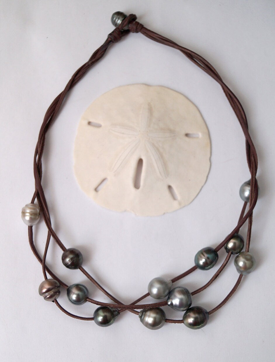 Collier grappe en perles de Tahiti - Perla / RESERVE BLANDINE