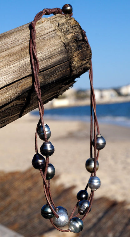 Collier grappe en perles de Tahiti - Perla / RESERVE BLANDINE