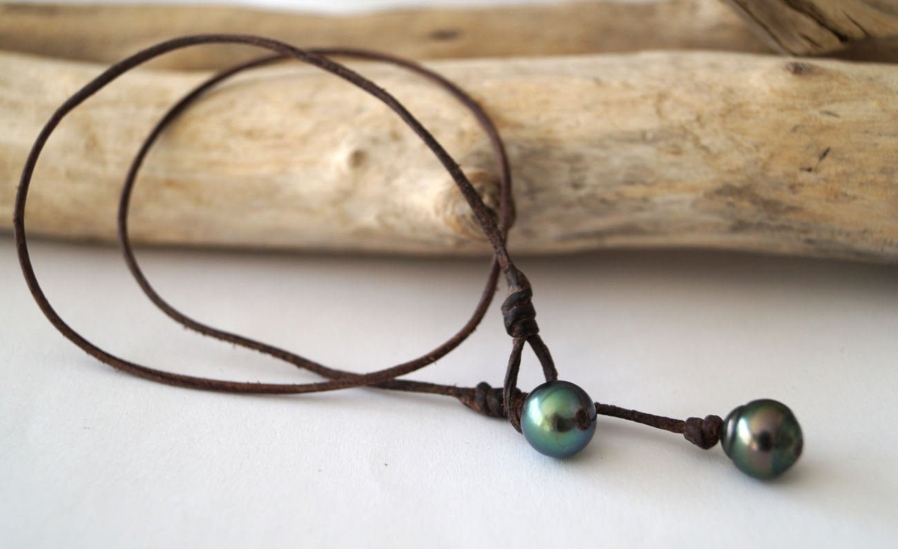 Tahitian Pearl Necklace - Lasso Clasp - Arlys