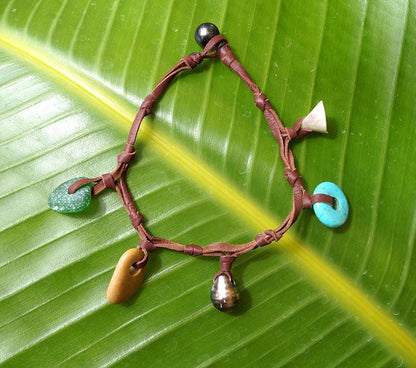 Bracelet trésors de la mer et sa perle de Tahiti - Oxane
