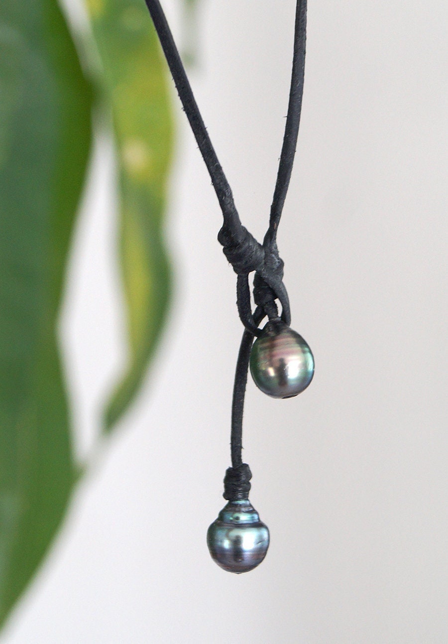 Tahitian Pearl Necklace - Lasso Clasp - Arlys