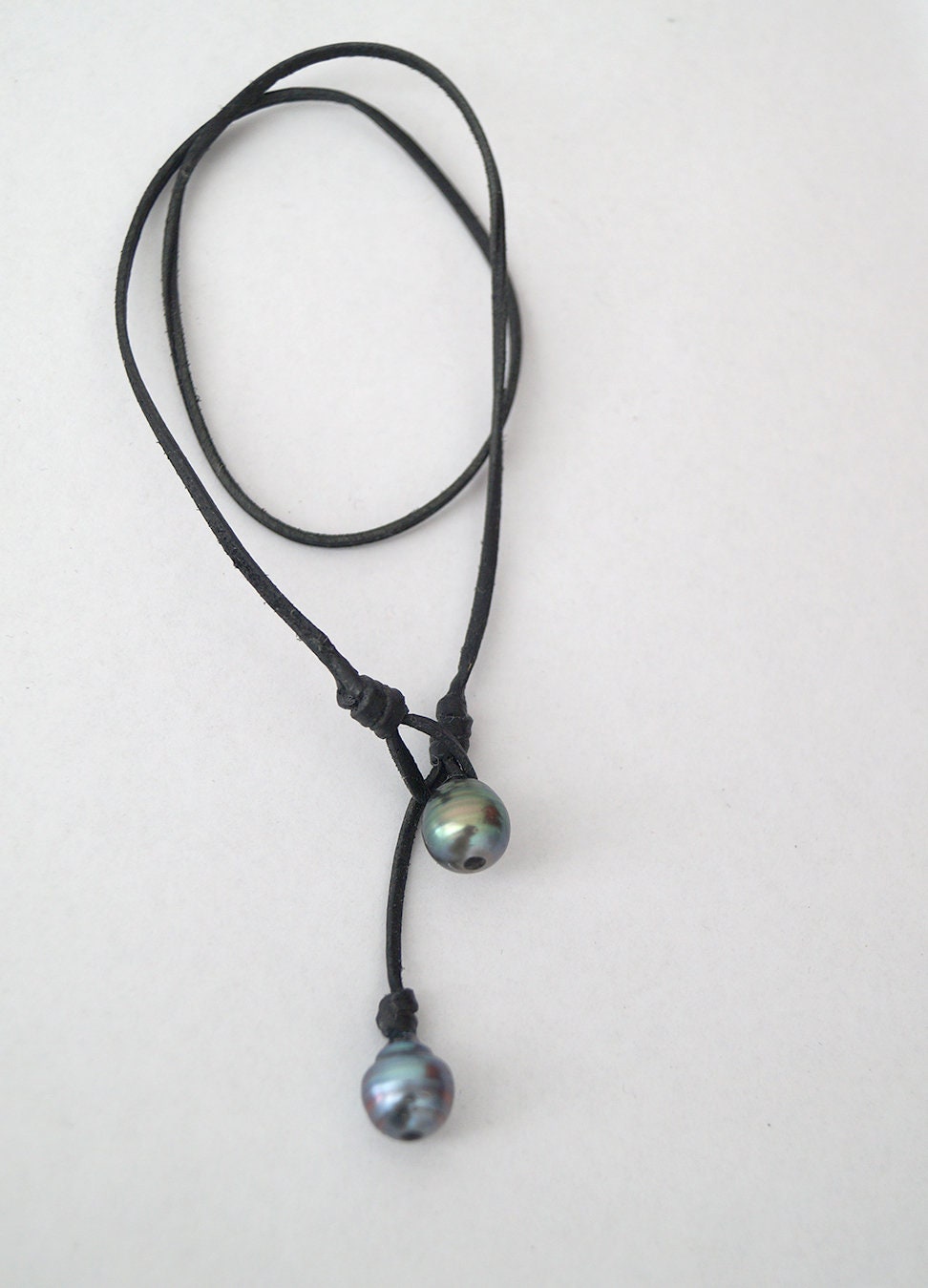 Tahitian Pearl Necklace - Lasso Clasp - Arlys