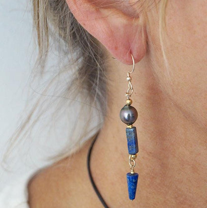 boucle oreille perle tahiti