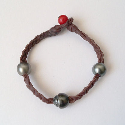 bracelet perle culture homme