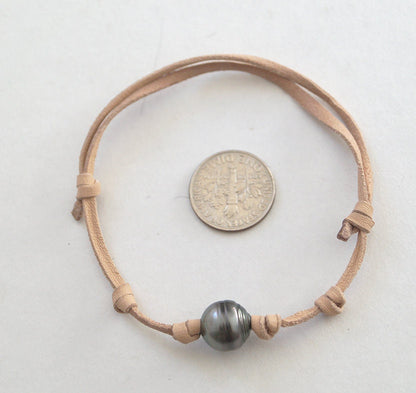 Tahitian Pearl Bracelet - adjustable - Aria