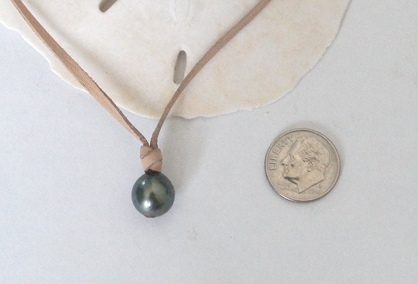 Collier ajustable avec sa perle de Tahiti - Awen