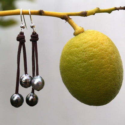 boucle  oreille cuir