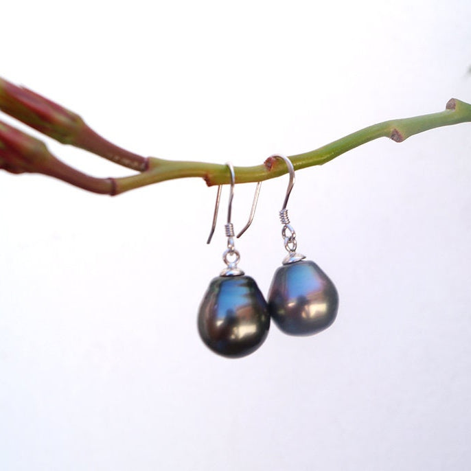boucle oreille perle de tahiti