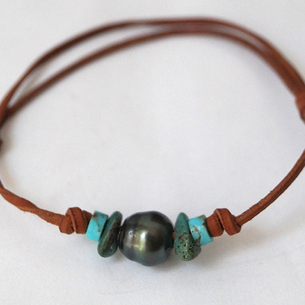 bracelet perle et turquoise