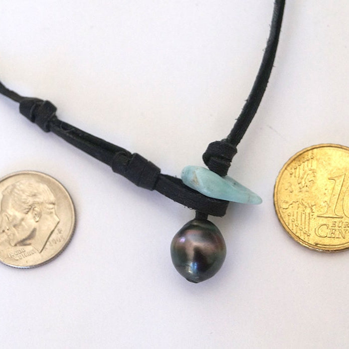 bracelet de cheville perle de Tahiti