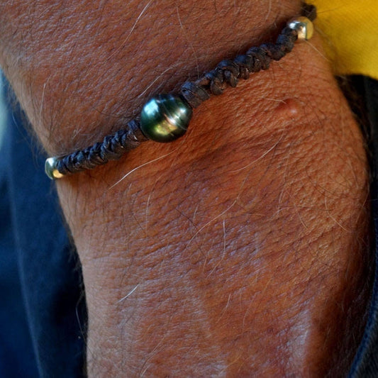 bracelet perle culture homme