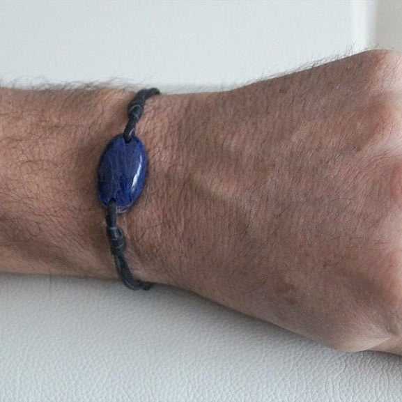 bracelet homme perle