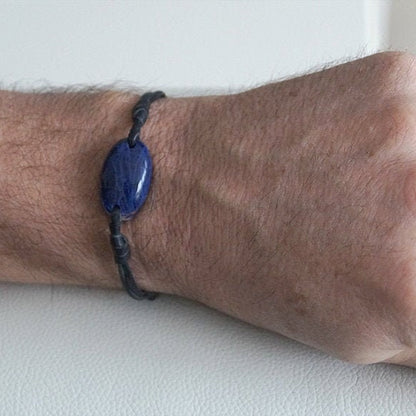 bracelet homme perle