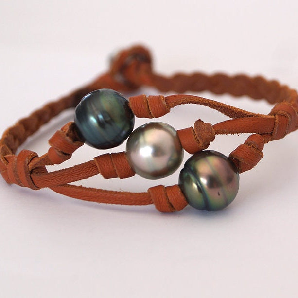 bracelet perles de tahiti