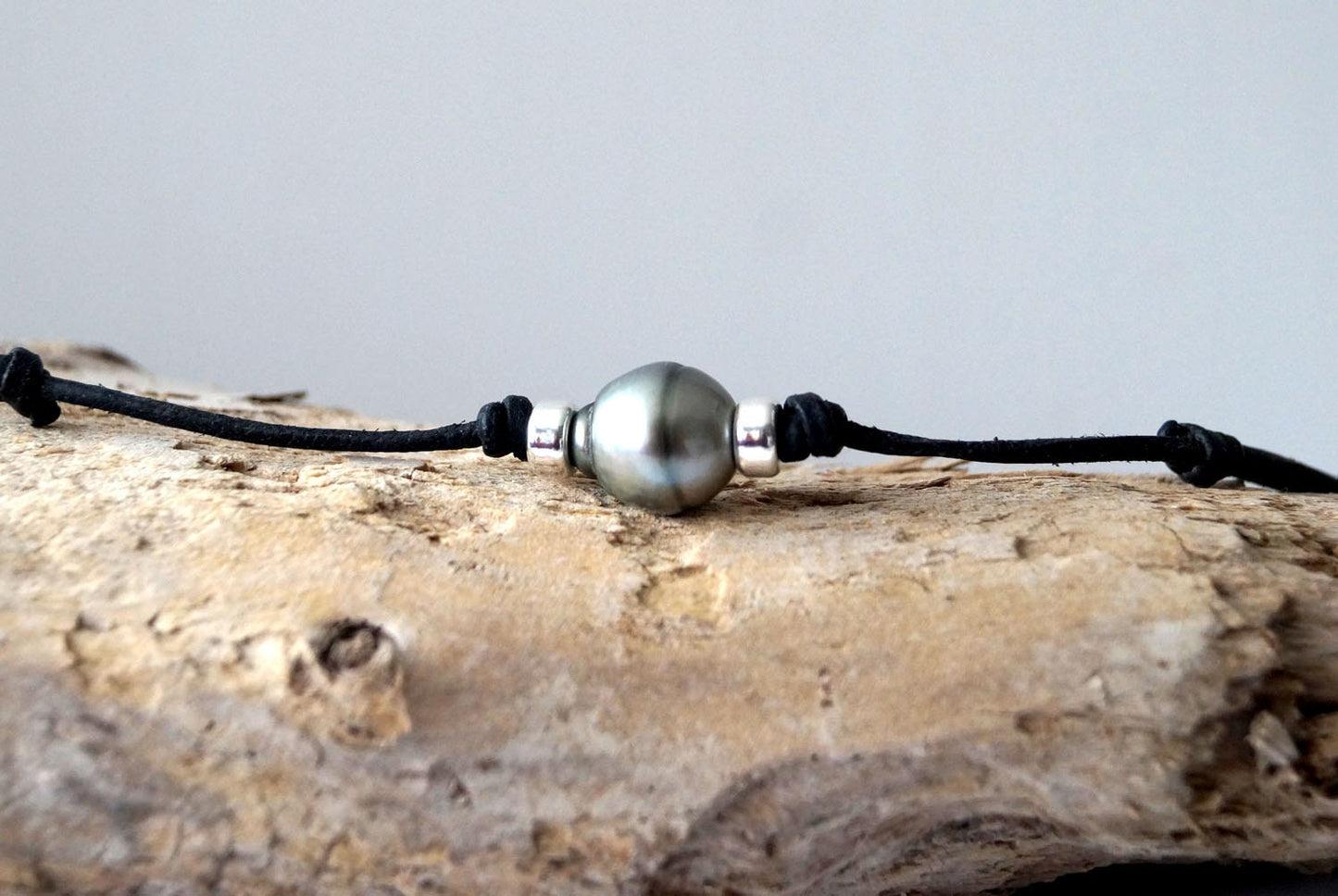Tahitian Pearl Necklace - 925 Silver Pearls - Rohan