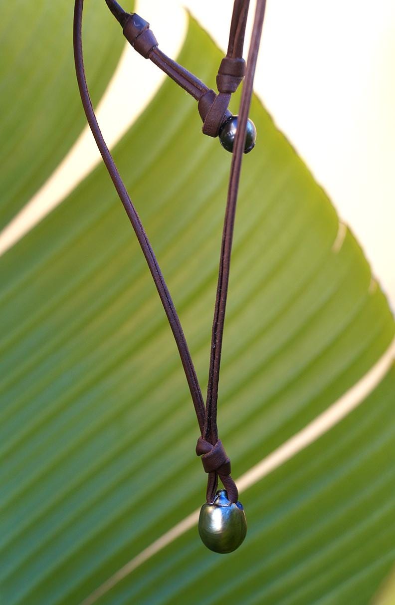 Tahitian Pearl Necklace - Choker - Eros