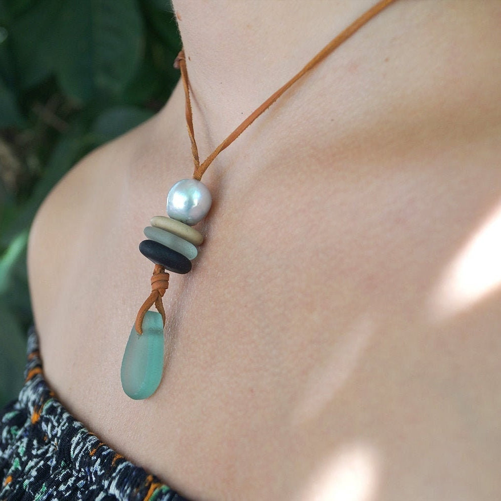 pendentif en perle de Tahiti  collier femme