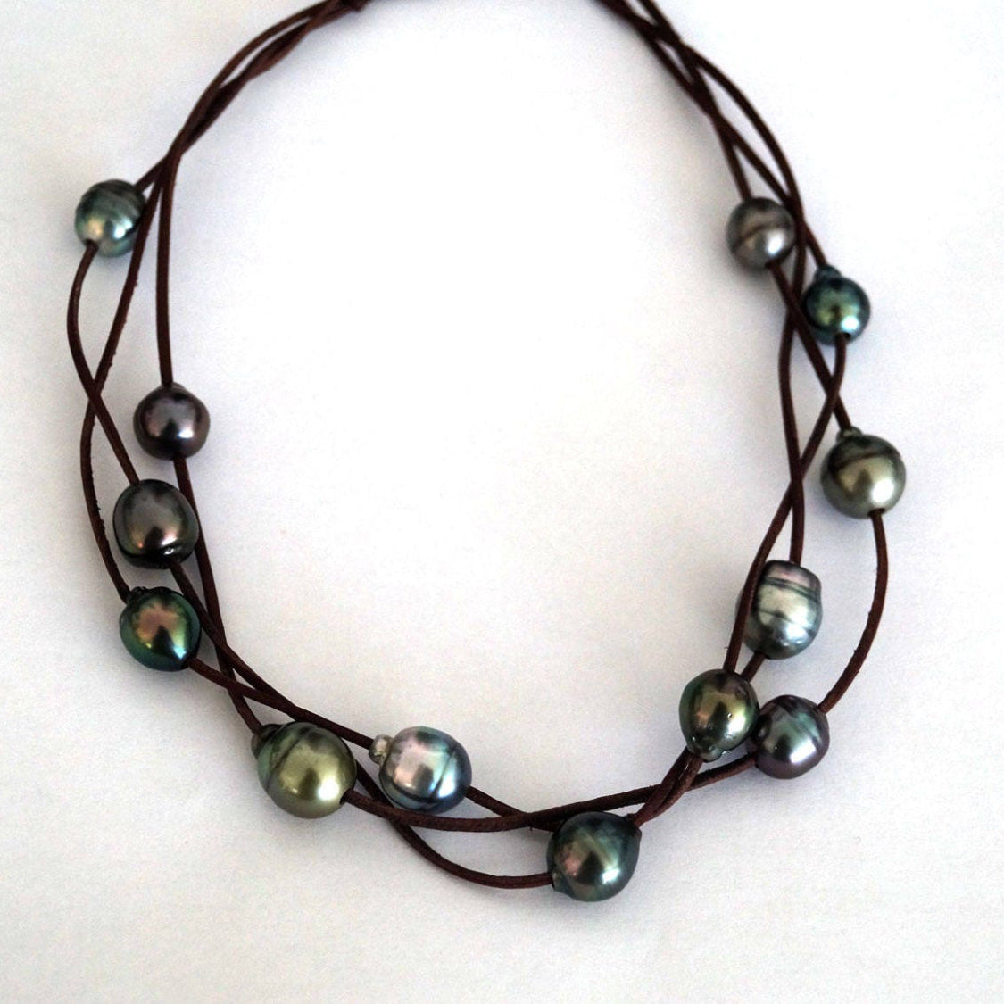 collier multi perles de tahiti 