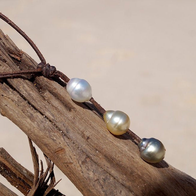 collier perle tahiti et australienne