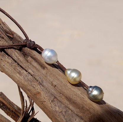 collier perle tahiti et australienne