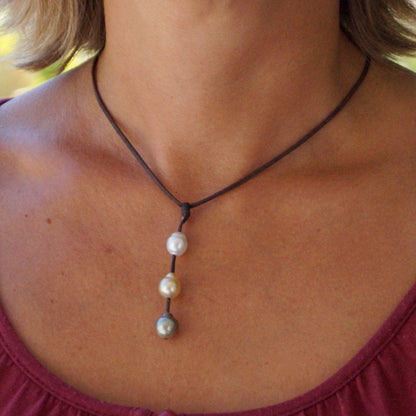 collier perle de Tahiti
