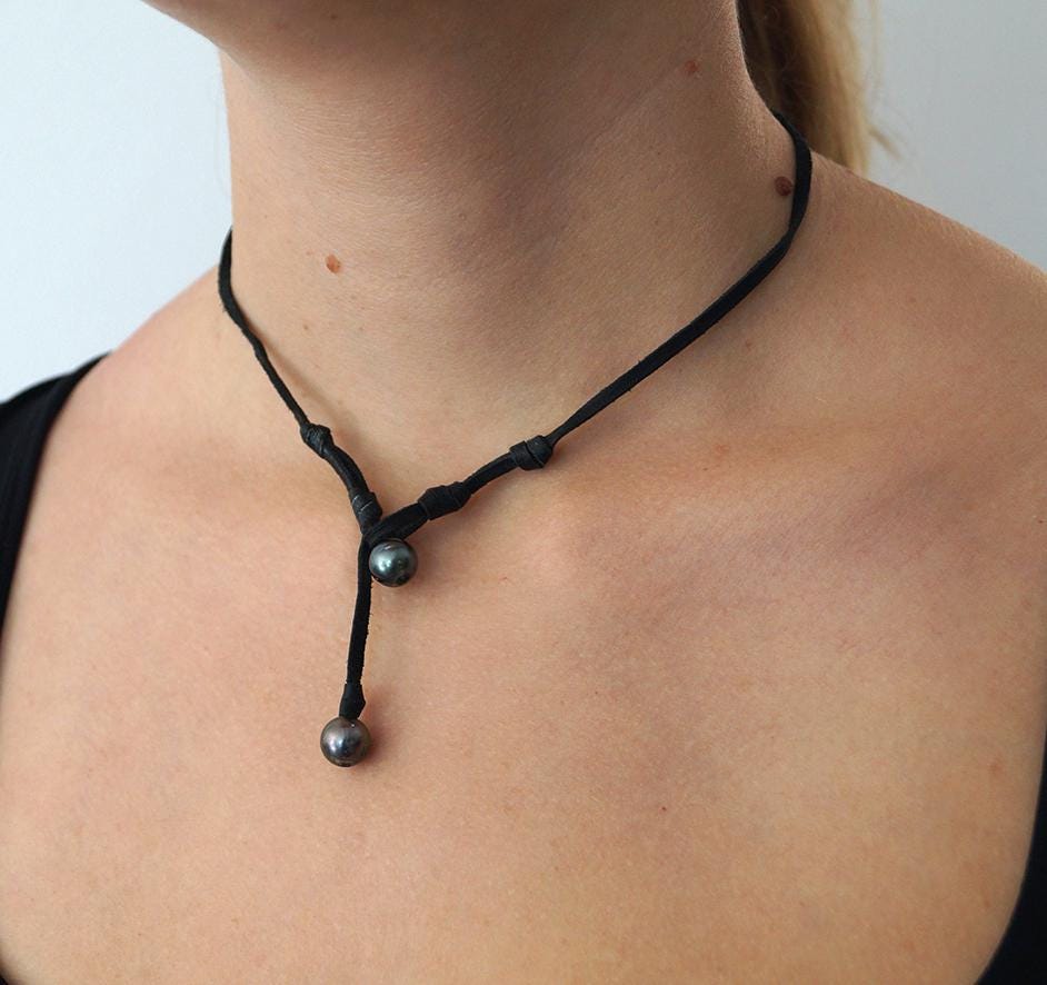 collier lasso perle culture