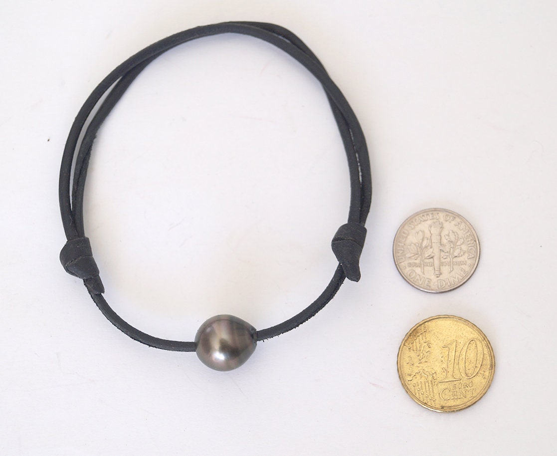 Bracelet minimaliste avec perle de Tahiti - Nell