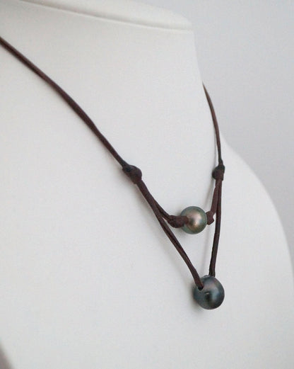 Tahitian Pearl Necklace - Tahitian Pearl Pendant - Manoa
