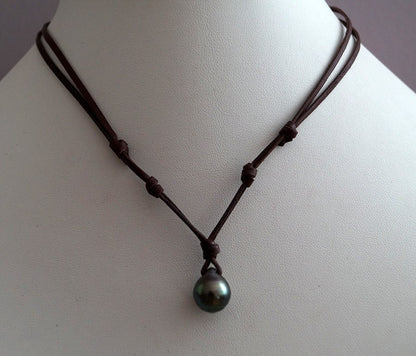 Collier intemporel avec perle de Tahiti - Hélios